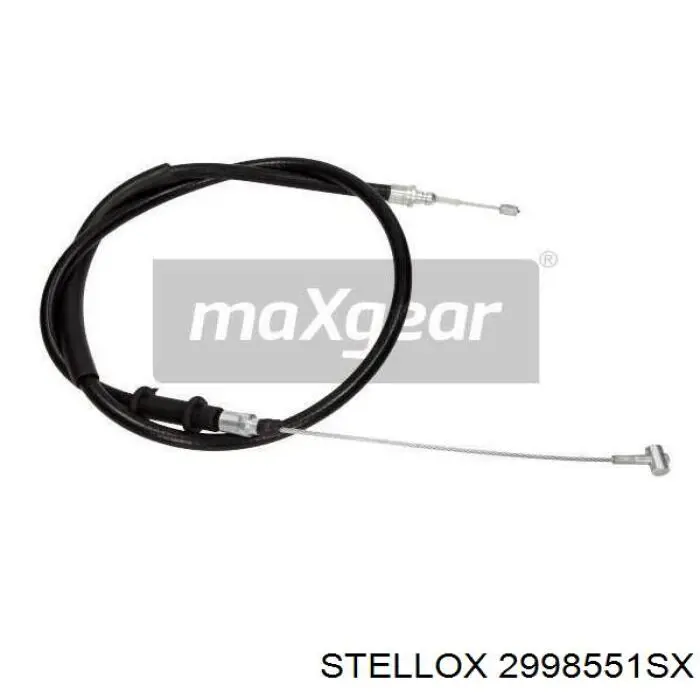 Трос ручного гальма задній, правий/лівий Stellox 2998551SX ціна, від 8.31 USD
