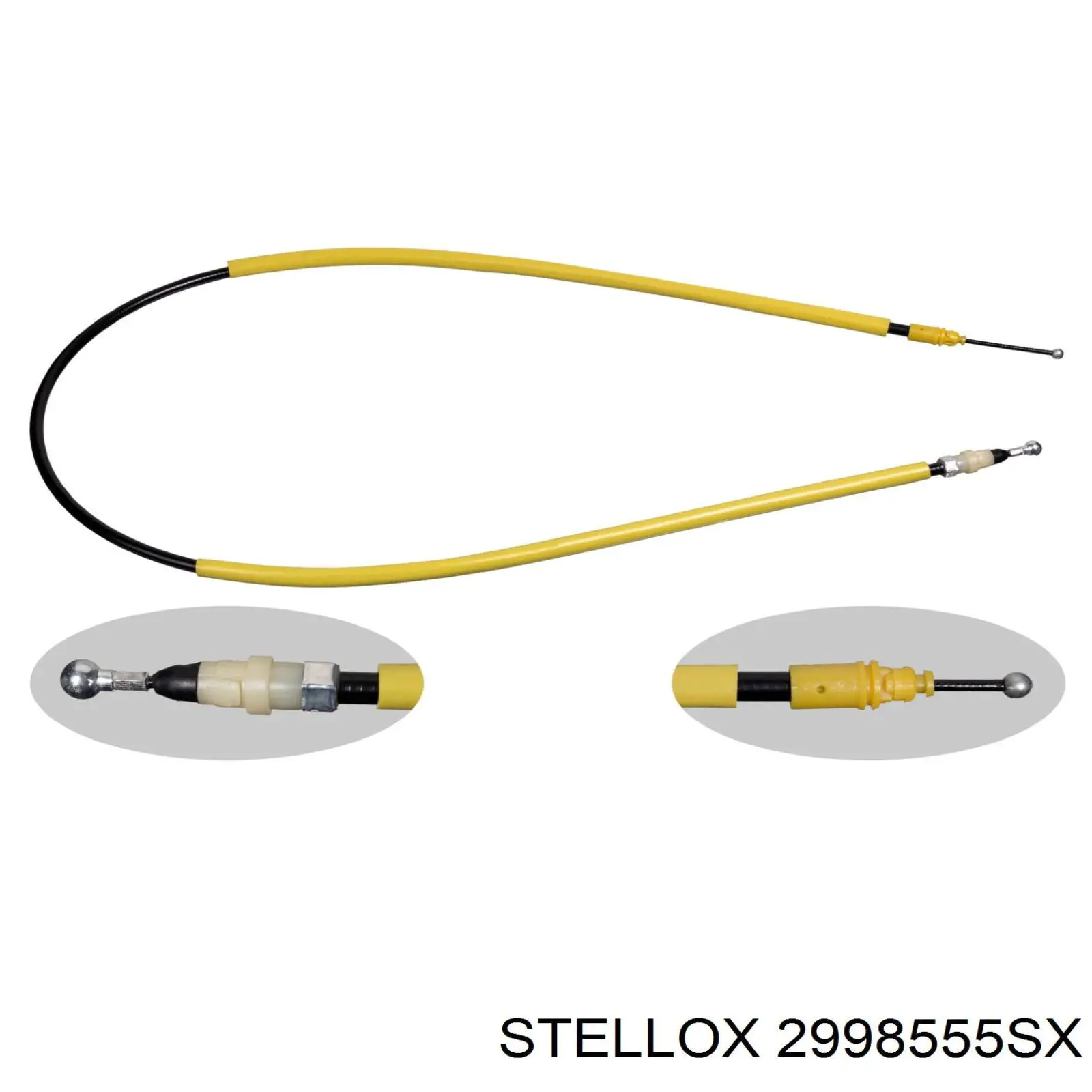 Купити 2998555SX Stellox Трос ручного гальма задній, лівий
