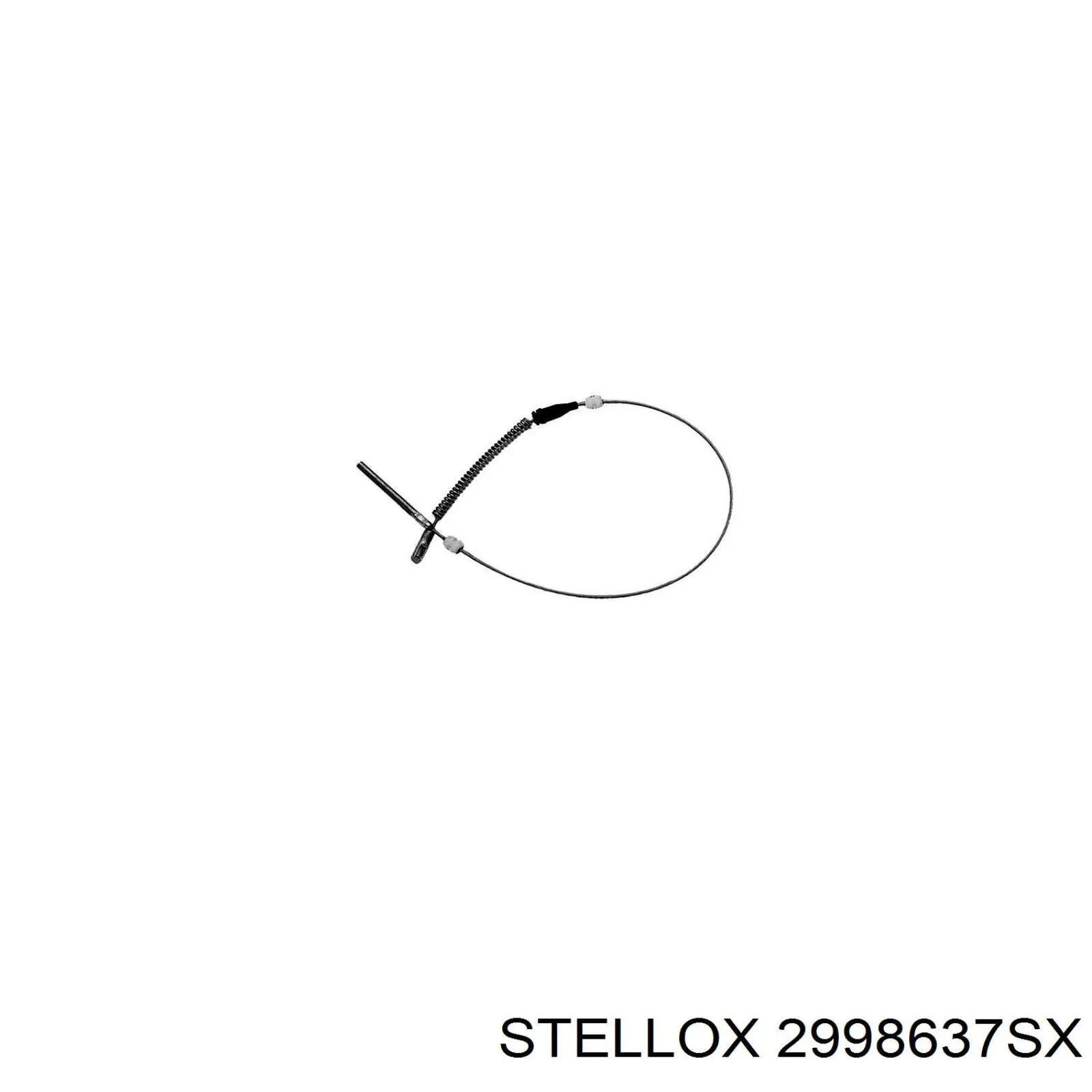 2998637SX Stellox трос ручного гальма задній, лівий