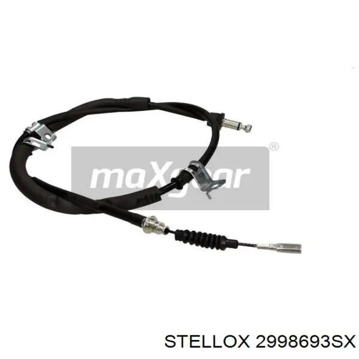 Трос стоянкового гальма задній правий Stellox 2998693SX ціна, від 18.01 USD