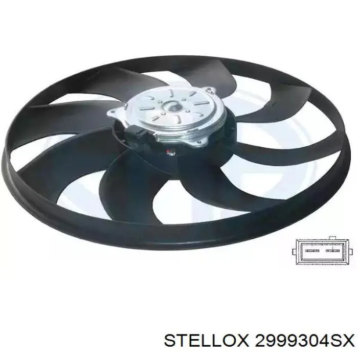 Вентилятор радіатора Stellox 2999304SX ціна, від 51.02 USD