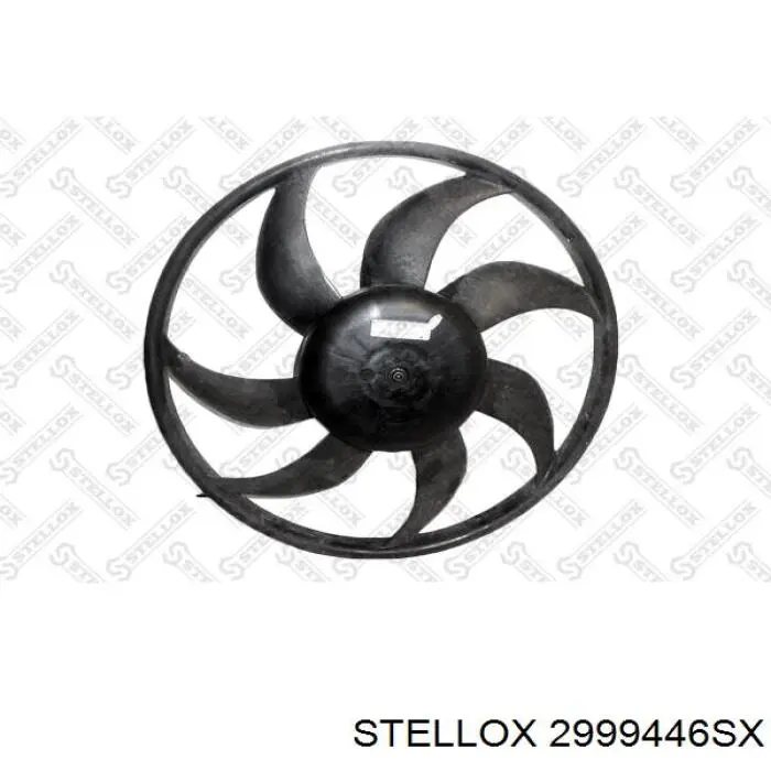 2999446SX Stellox дифузор радіатора кондиціонера, в зборі з крильчаткою і двигуном