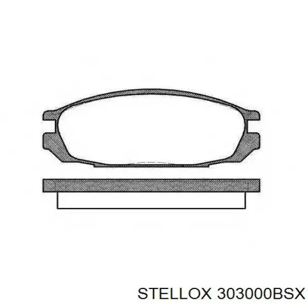 Купити 303000BSX Stellox Задні колодки