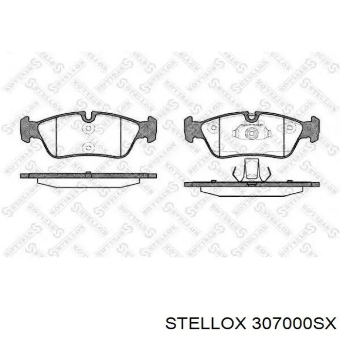 Гальмівні колодки Stellox 307000SX ціна, від 19.71 USD