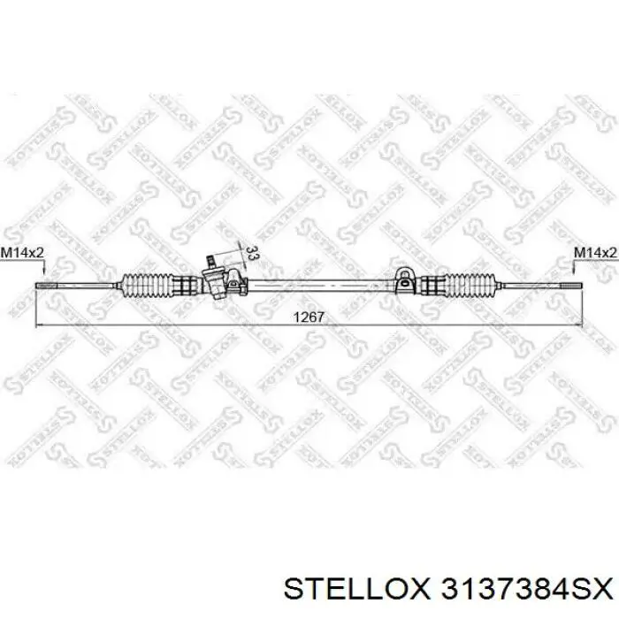 CSB86101AS Casco Рейковий рульовий механізм