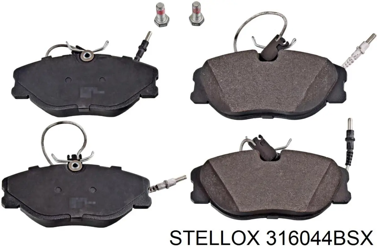 Гальмівні колодки Stellox 316044BSX ціна, від 16.57 USD