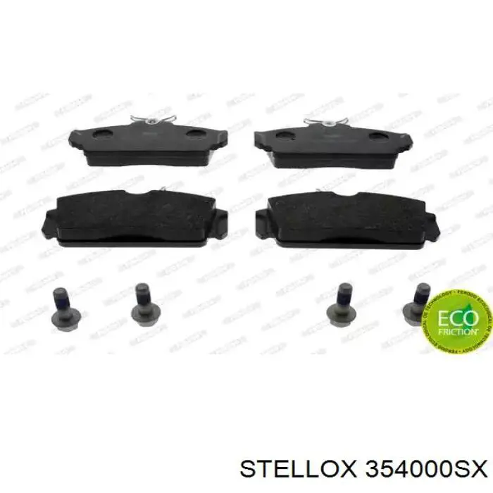 Задні гальмівні колодки Stellox 354000SX ціна, від 17.61 USD