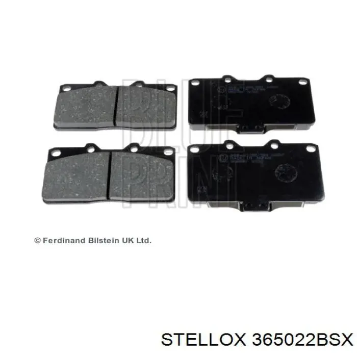 Купити 365022BSX Stellox Колодки гальмівні передні, дискові