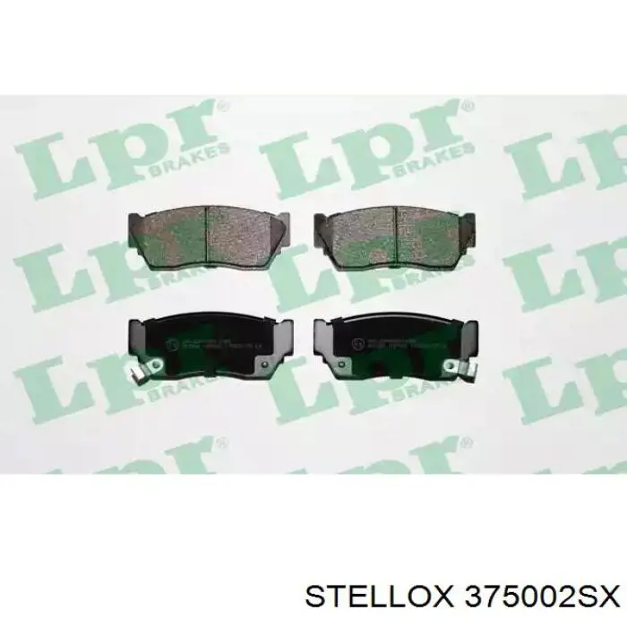 Купити 375002SX Stellox Колодки гальмівні передні, дискові