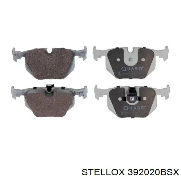 392020BSX Stellox колодки гальмові задні, дискові