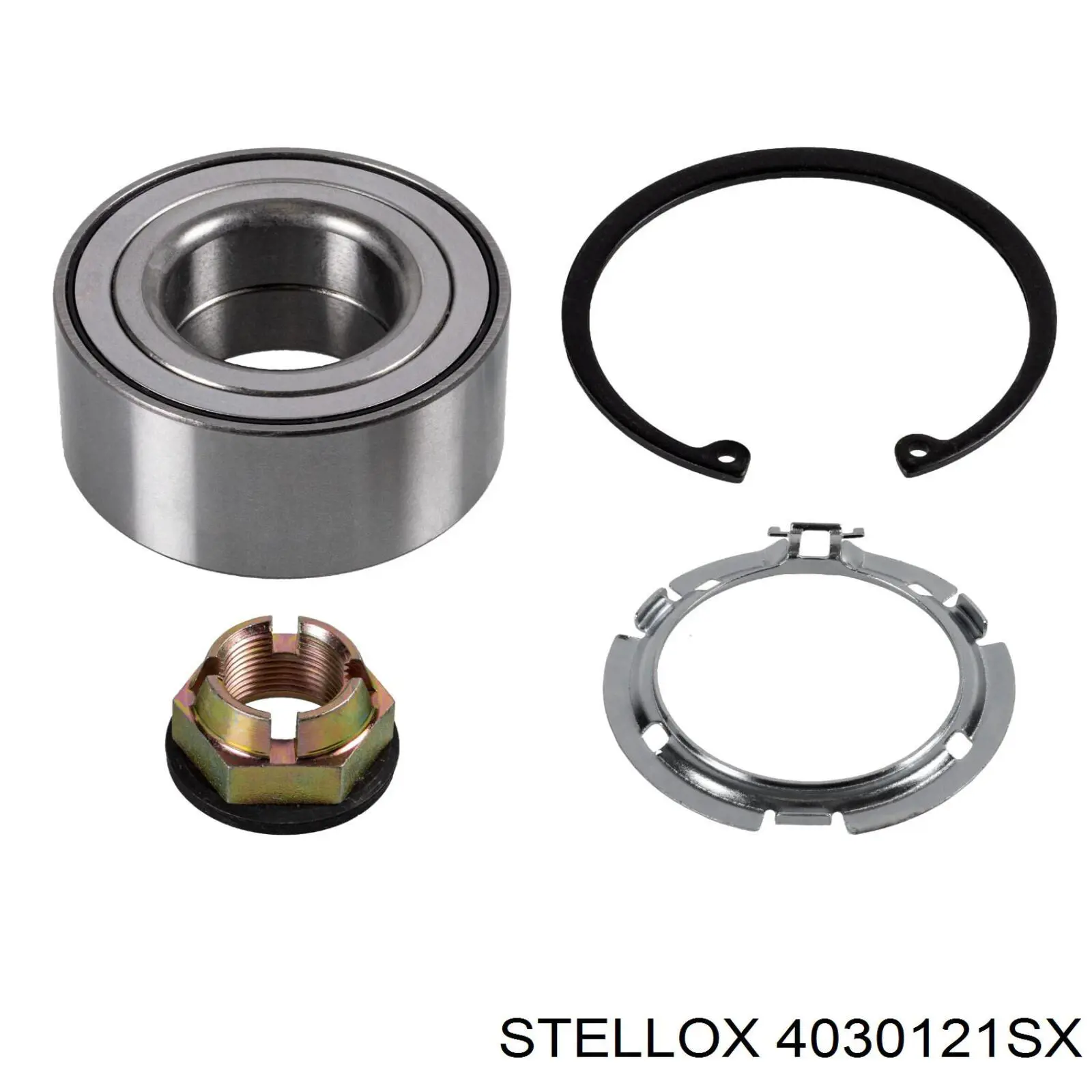 Комплект підшипник маточини передньої Stellox 4030121SX ціна, від 22.82 USD