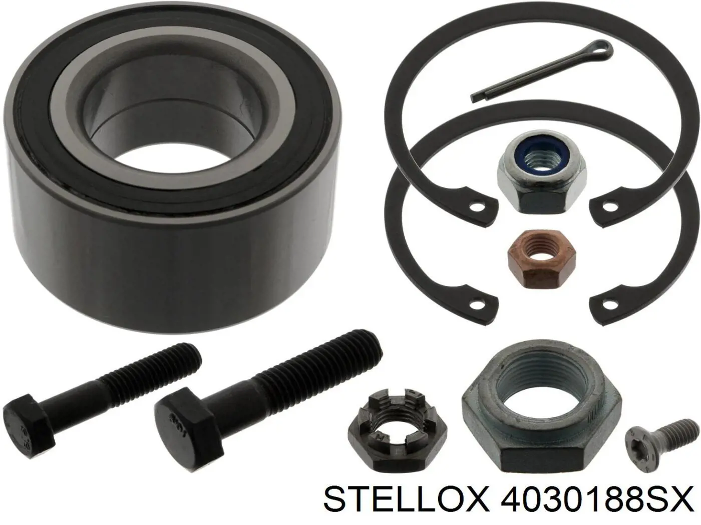 Комплект підшипник маточини передньої Stellox 4030188SX ціна, від 9.85 USD