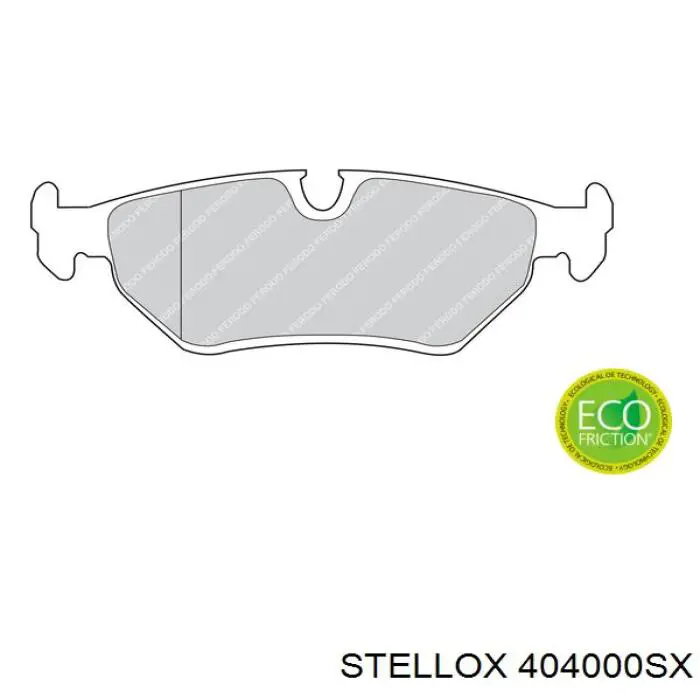 Купити 404000SX Stellox Колодки гальмівні передні, дискові