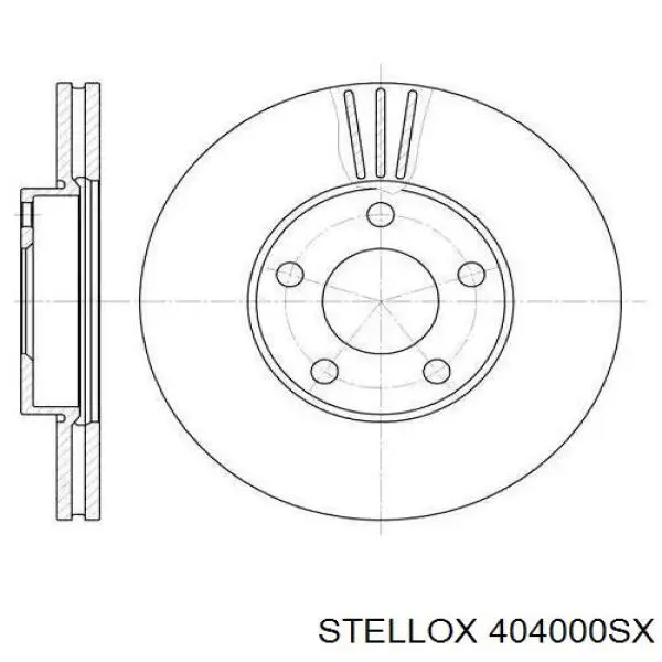 404000SX Stellox Передні гальмівні колодки
