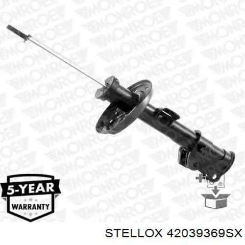 42039369SX Stellox амортизатор передній, правий