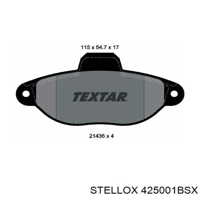 Передні тормозні колодки 2612846 Ford