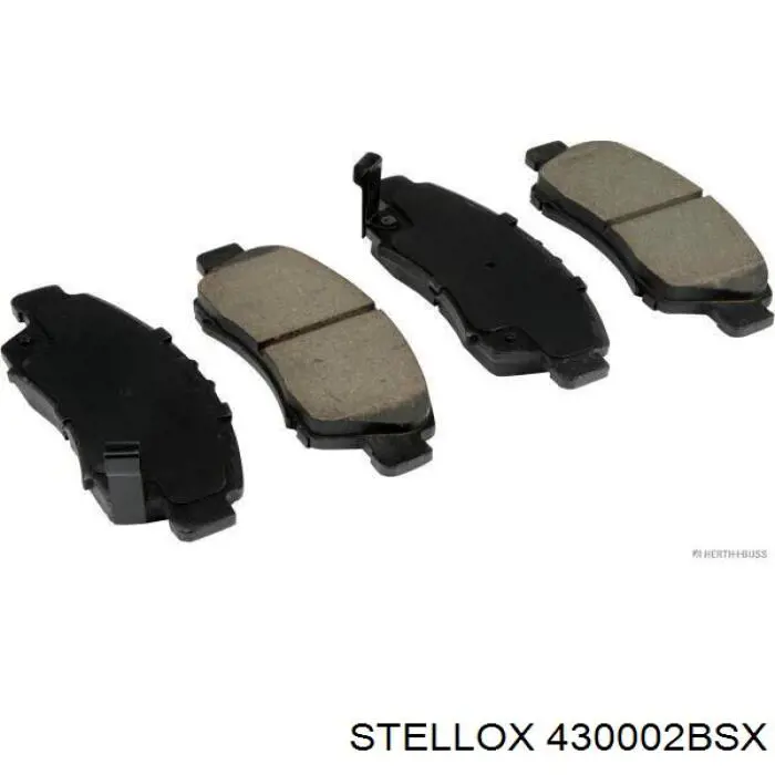 Передні тормозні колодки 430002BSX Stellox