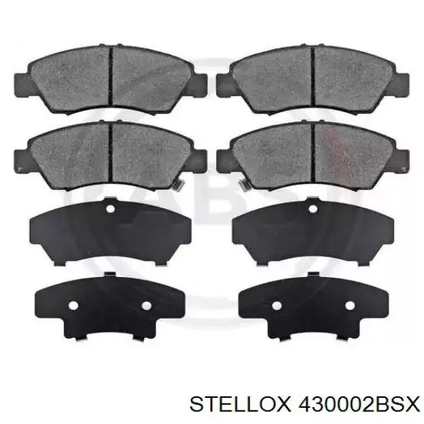 Купити 430002BSX Stellox Колодки гальмівні передні, дискові