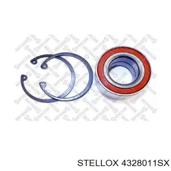 Комплект підшипник маточини передньої Stellox 4328011SX ціна, від 12.45 USD