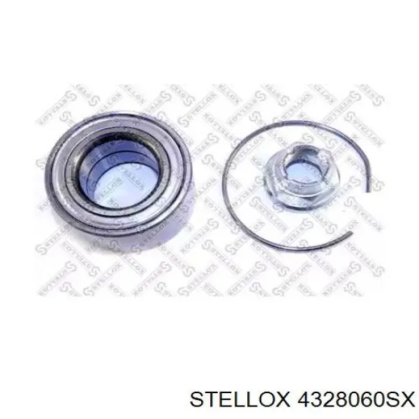 Комплект підшипник маточини передньої Stellox 4328060SX ціна, від 14.46 USD