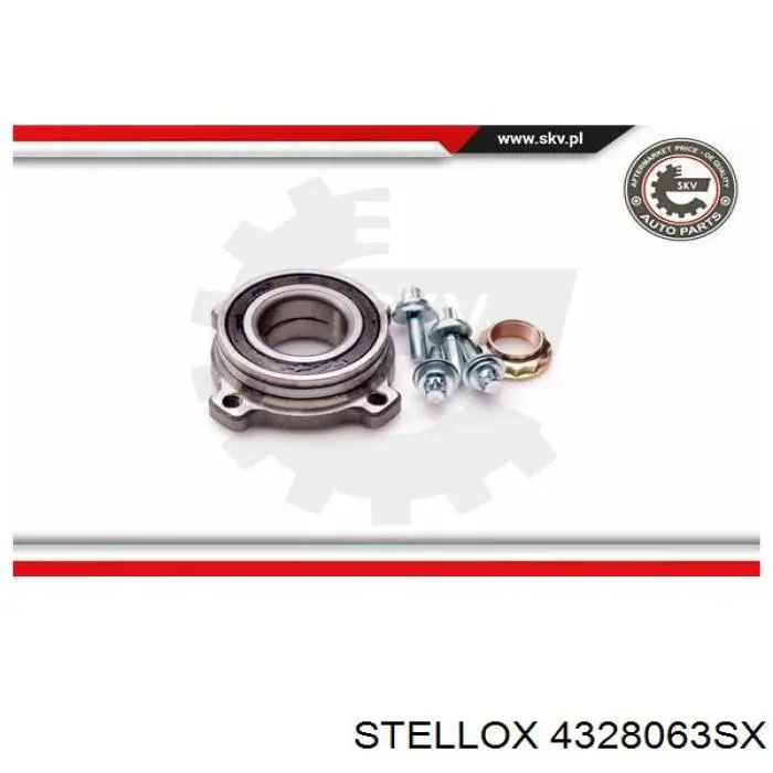 Підшипник маточини задньої Stellox 4328063SX ціна, від 39.10 USD