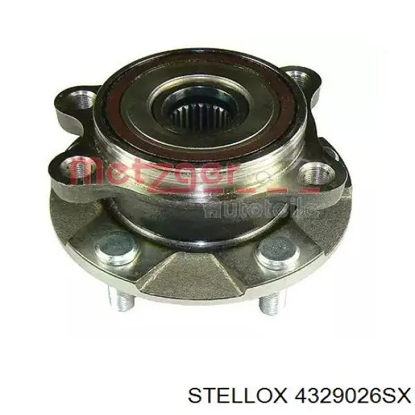 Маточина колеса передня Stellox 4329026SX ціна, від 54.50 USD