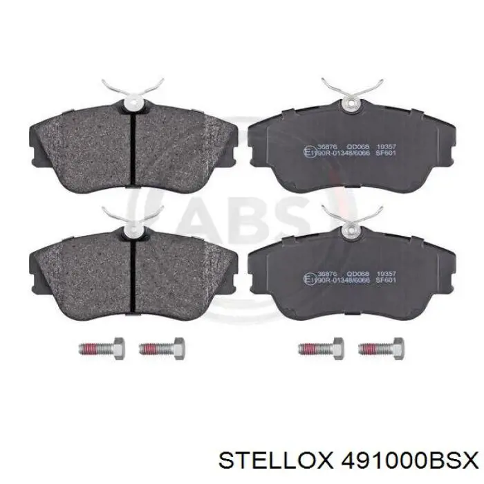 Передні тормозні колодки 491000BSX Stellox