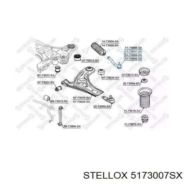 Рульовий наконечник 521596 General Motors