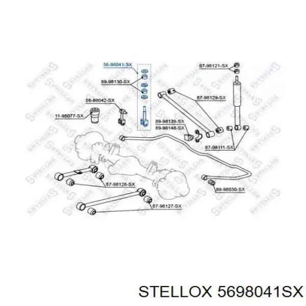 Стійка стабілізатора заднього 5698041SX Stellox