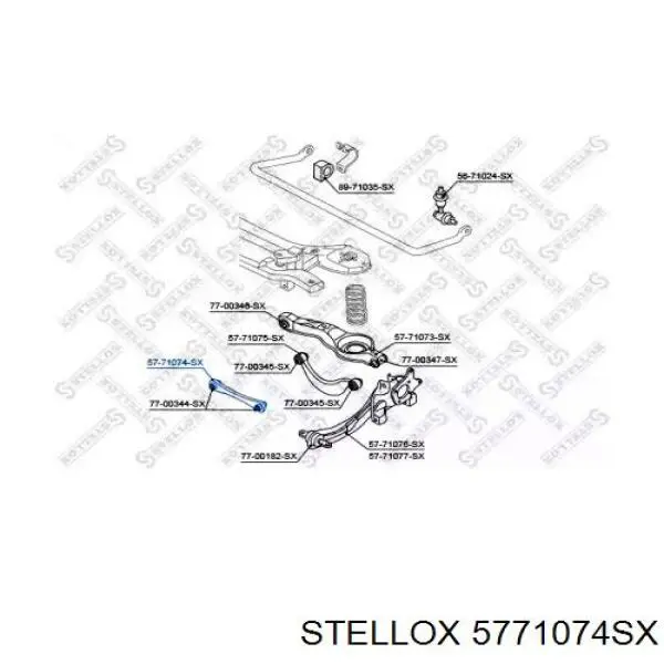Балансир задній нижній Stellox 5771074SX