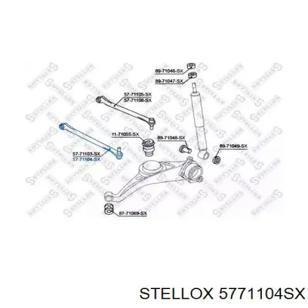 Купити SH61030 SH Auto Parts Важіль задньої підвіски нижній, правий
