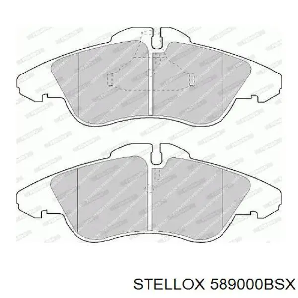 Передні тормозні колодки 589000BSX Stellox