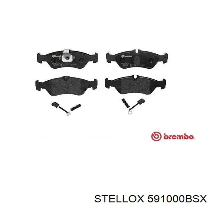 Купити 591000BSX Stellox Задні колодки