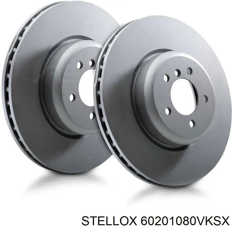 Гальмівні диски передні 60201080VKSX Stellox