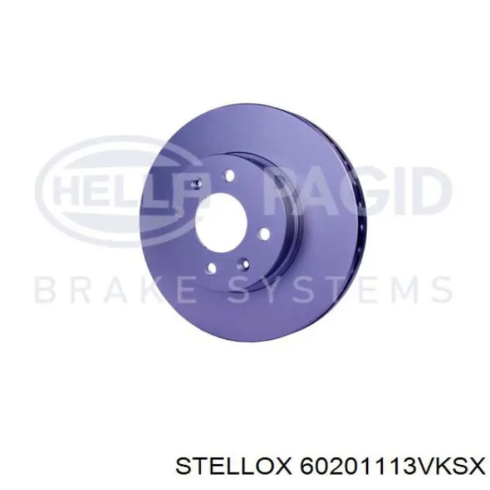 60201113VKSX Stellox Гальмо дискове переднє