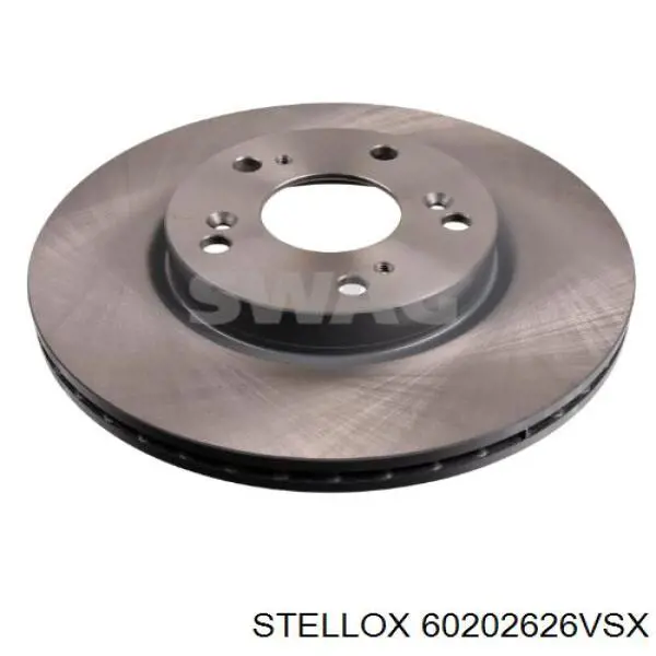 Диск гальмівний передній Stellox 60202626VSX