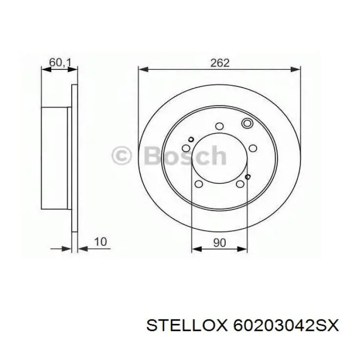 Гальмівні диски 60203042SX Stellox