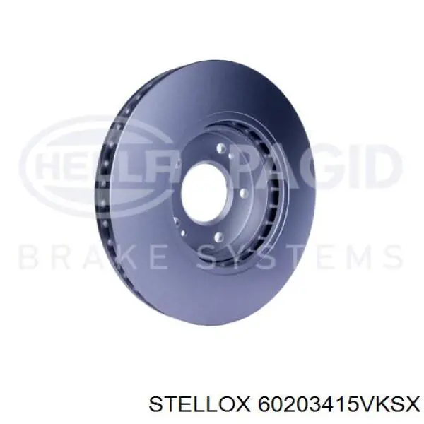 Диск переднього гальма Stellox 60203415VKSX ціна, від 40.82 USD