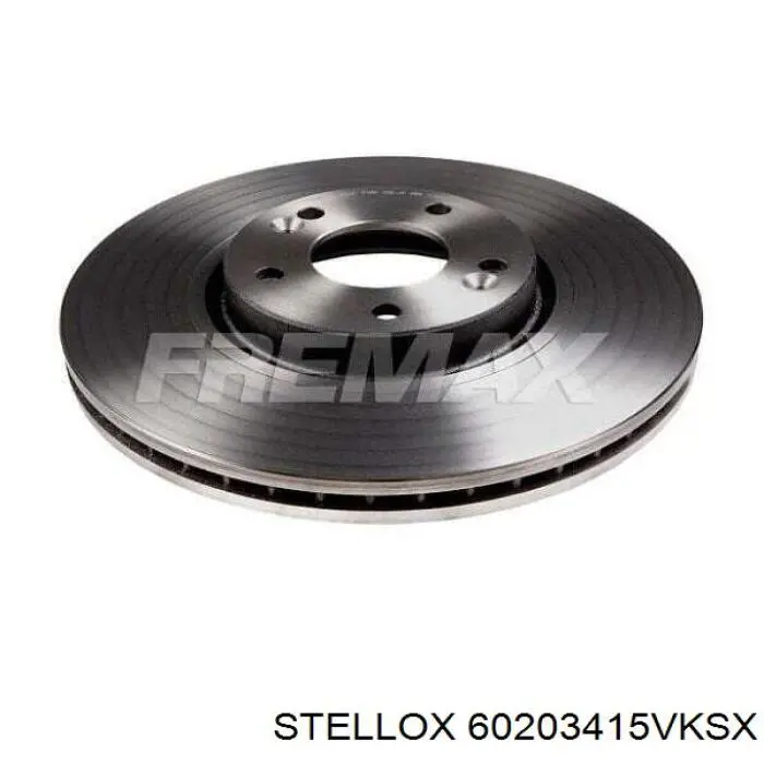 Диск переднього гальма Stellox 60203415VKSX ціна, від 40.82 USD