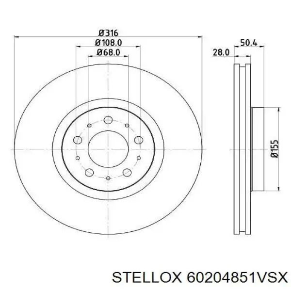 Купити 307364067 Volvo Ротор гальмівний
