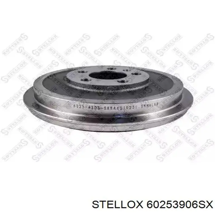 Барабан гальмівний задній Stellox 60253906SX