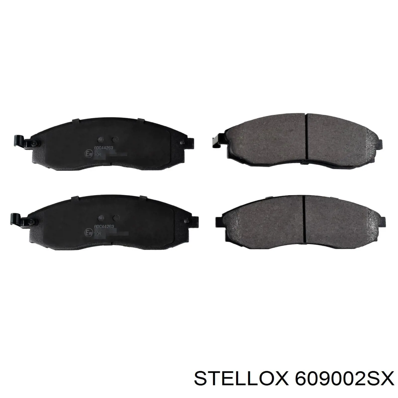 609002SX Stellox колодки гальмівні передні, дискові