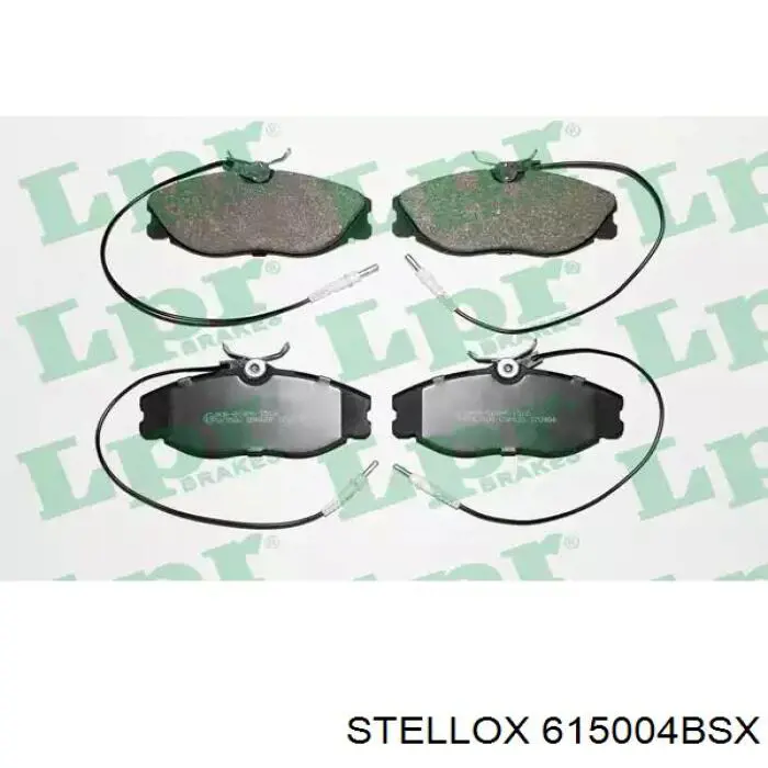 Передні тормозні колодки 615004BSX Stellox