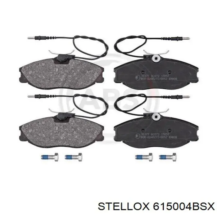 Гальмівні колодки Stellox 615004BSX ціна, від 16.69 USD