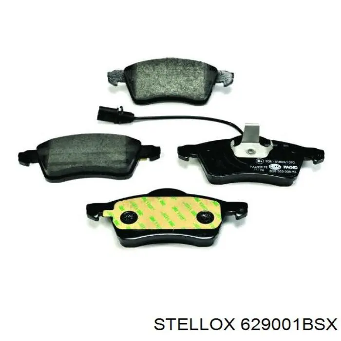Купити 629001BSX Stellox Колодки гальмівні передні, дискові