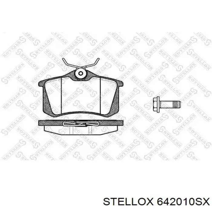 642010SX Stellox Передні гальмівні колодки
