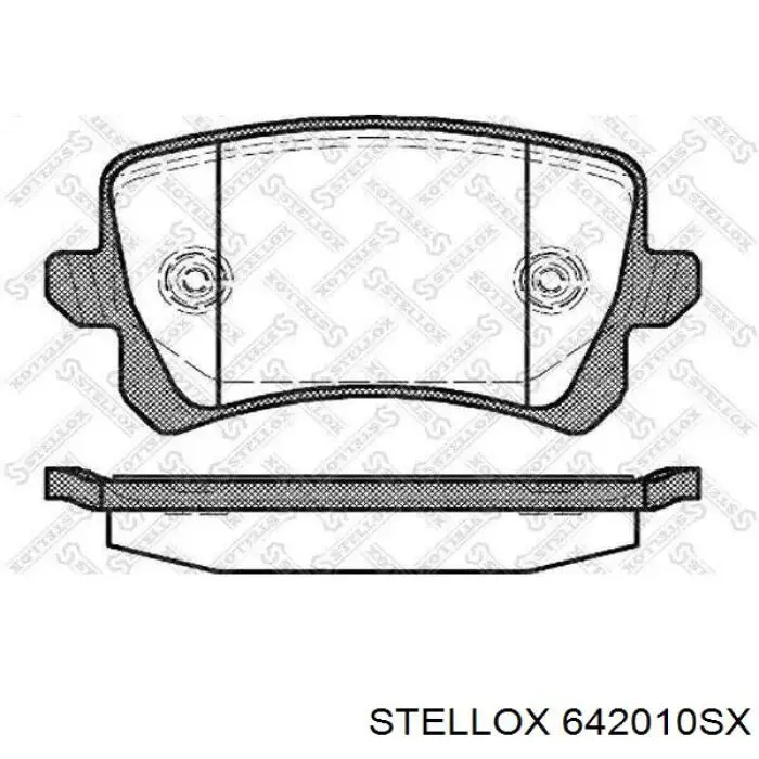 Гальмівні колодки Stellox 642010SX ціна, від 16.35 USD