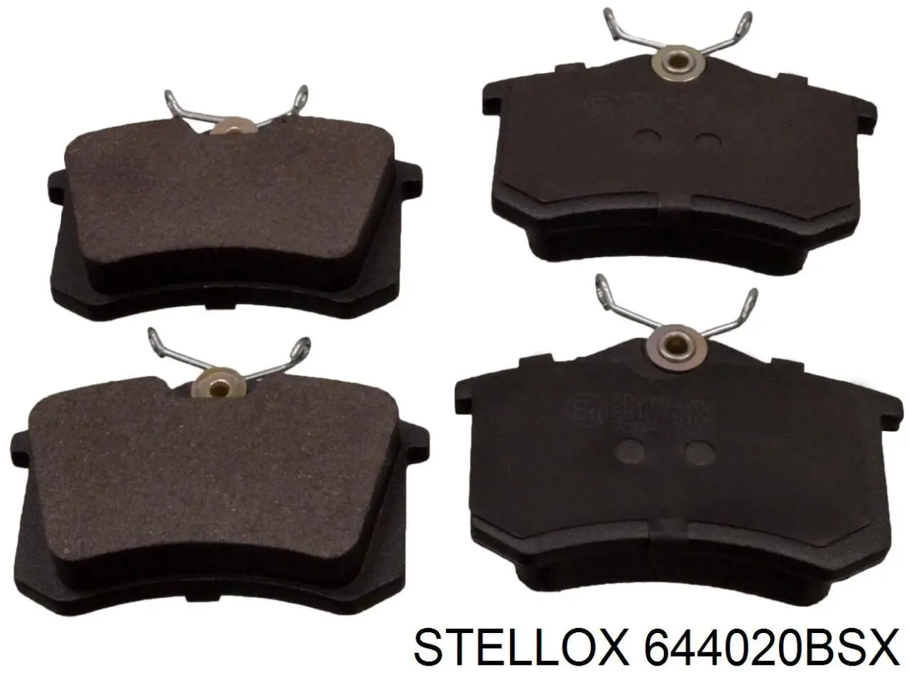 Купити 644020BSX Stellox Колодки гальмівні передні, дискові