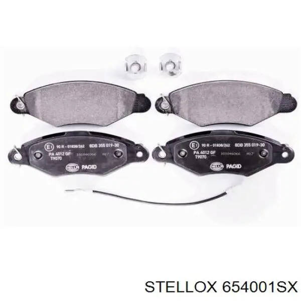 654001SX Stellox Передні гальмівні колодки
