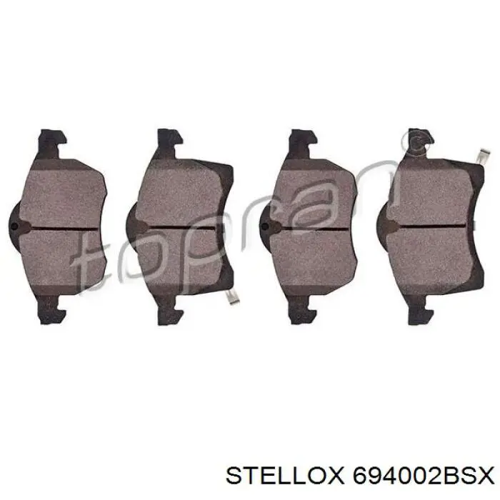 694002BSX Stellox Передні гальмівні колодки